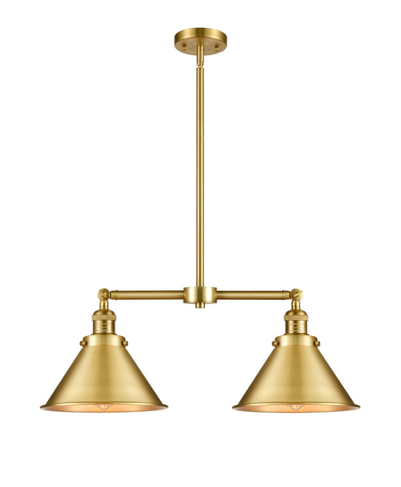Innovations 209-SG-M10-SG Two Light Island Pendant, Satin Gold