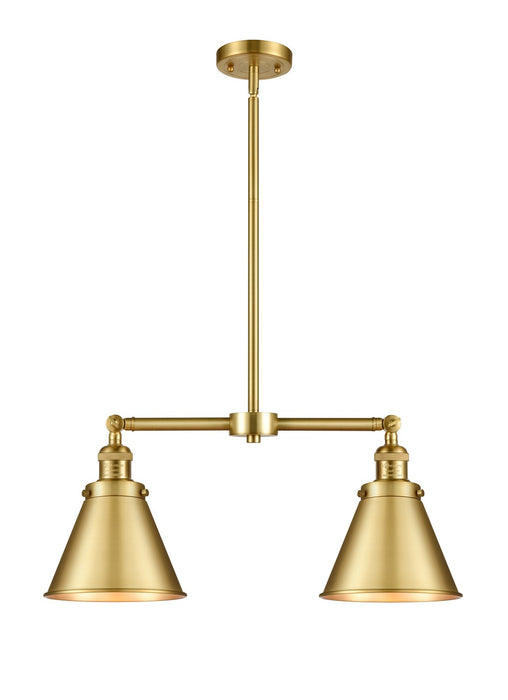 Innovations 209-SG-M13-SG-LED LED Island Pendant, Satin Gold