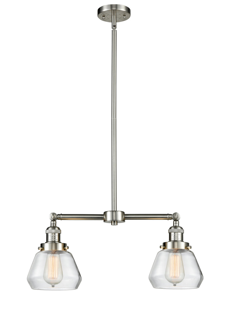 Innovations 209-SN-G172-LED LED Island Pendant, Brushed Satin Nickel