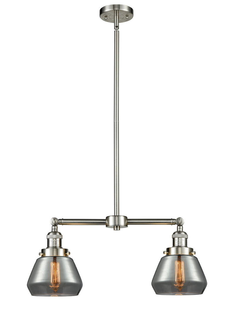 Innovations 209-SN-G173-LED LED Island Pendant, Brushed Satin Nickel