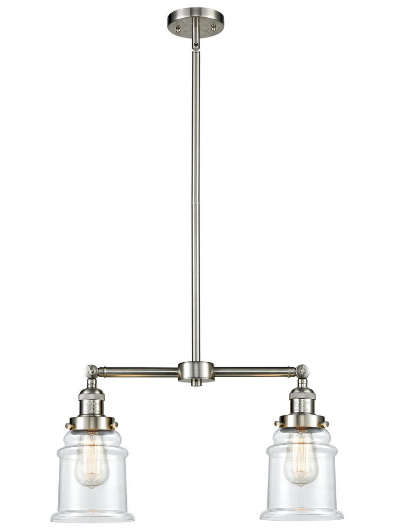 Innovations 209-SN-G182-LED LED Island Pendant, Brushed Satin Nickel