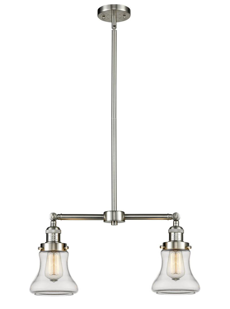 Innovations 209-SN-G192-LED LED Island Pendant, Brushed Satin Nickel