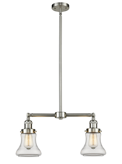 Innovations 209-SN-G192-LED LED Island Pendant, Brushed Satin Nickel
