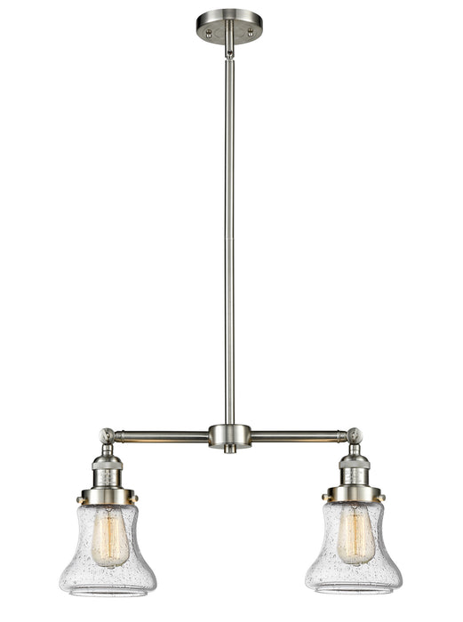 Innovations 209-SN-G194-LED LED Island Pendant, Brushed Satin Nickel
