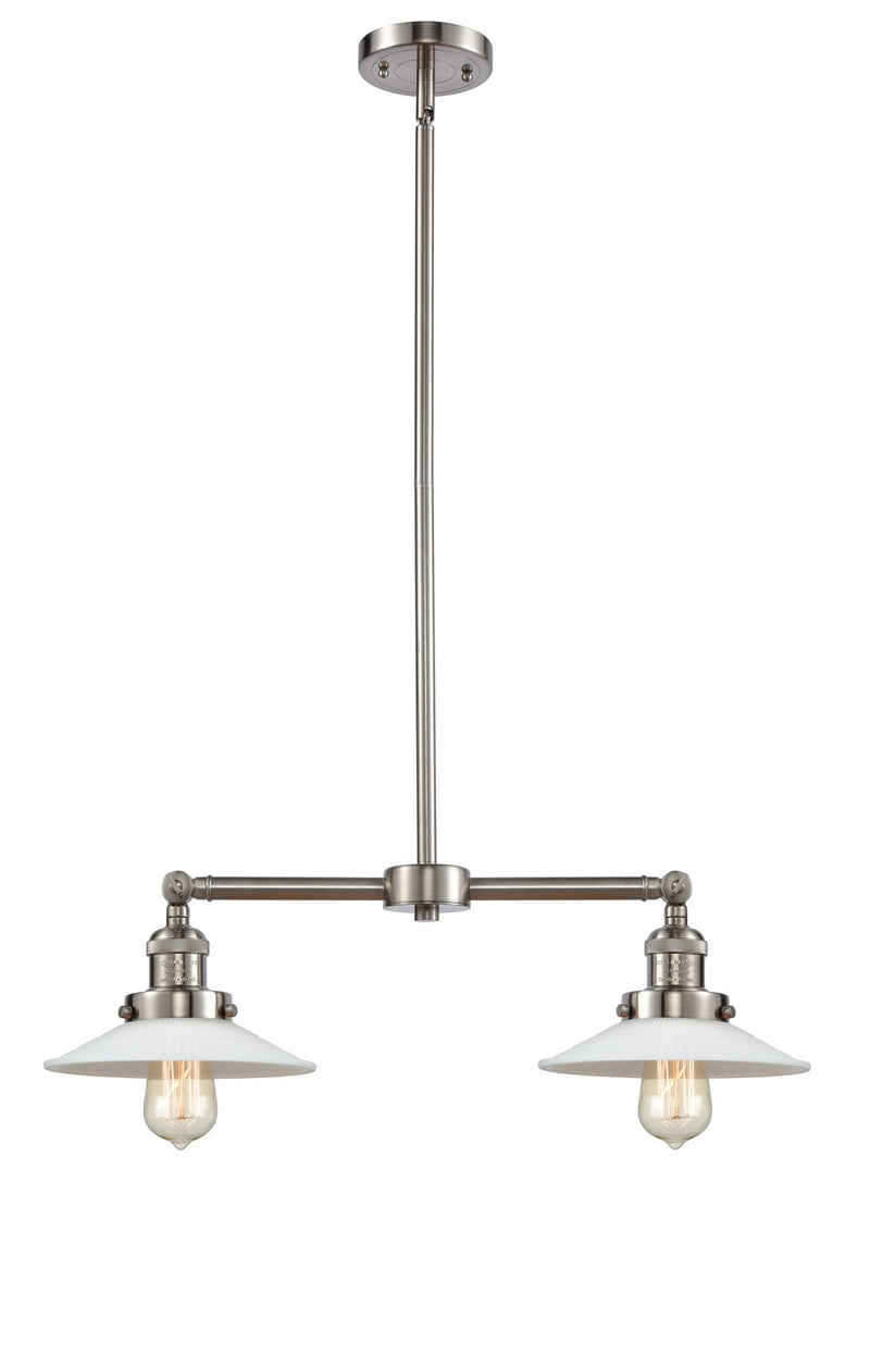 Innovations 209-SN-G1-LED LED Island Pendant, Brushed Satin Nickel