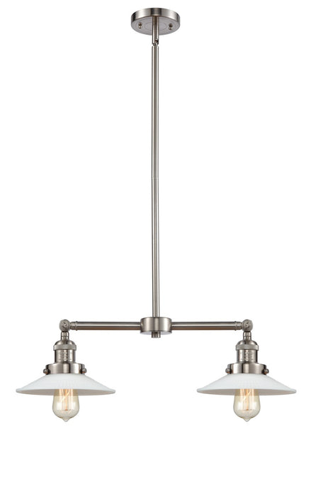 Innovations 209-SN-G1-LED LED Island Pendant, Brushed Satin Nickel