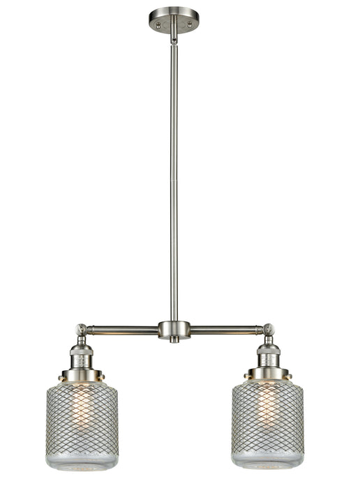 Innovations 209-SN-G262-LED LED Island Pendant, Brushed Satin Nickel