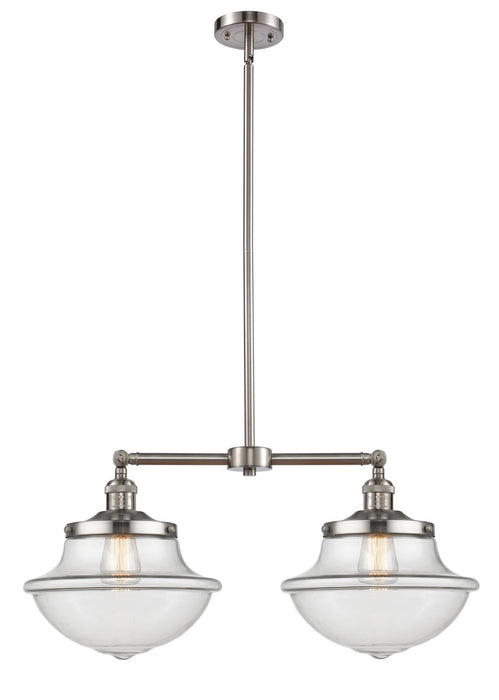 Innovations 209-SN-G542-LED LED Island Pendant, Brushed Satin Nickel