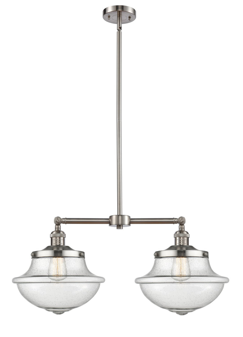 Innovations 209-SN-G544-LED LED Island Pendant, Brushed Satin Nickel