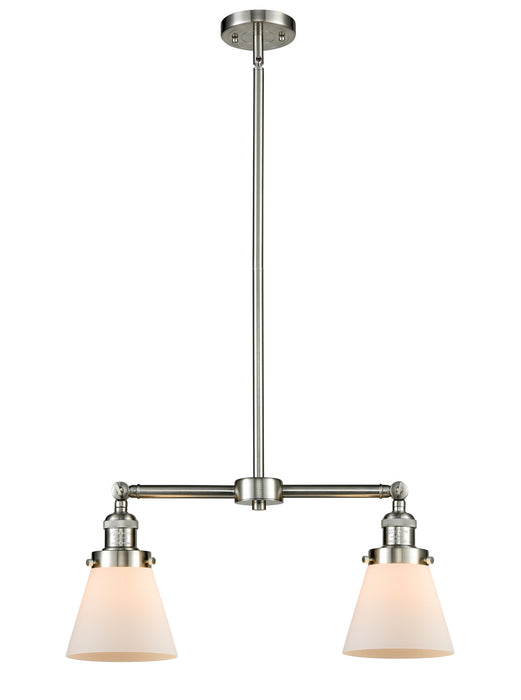 Innovations 209-SN-G61-LED LED Island Pendant, Brushed Satin Nickel