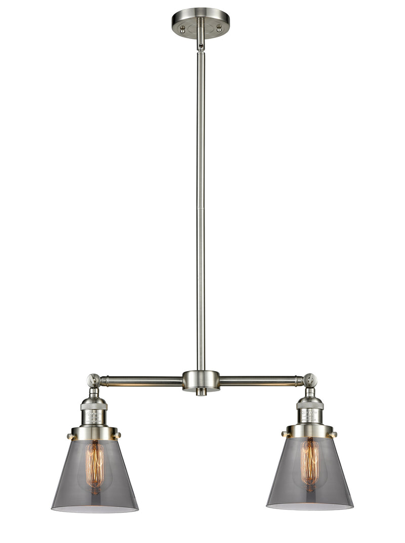 Innovations 209-SN-G63-LED LED Island Pendant, Brushed Satin Nickel