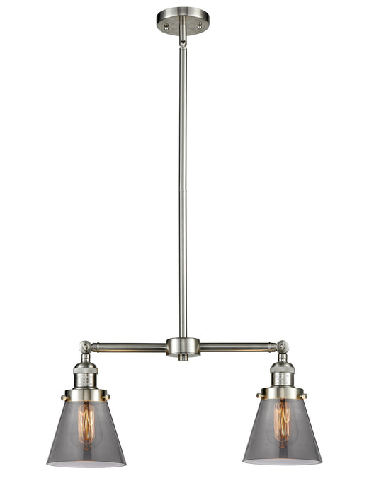 Innovations 209-SN-G63-LED LED Island Pendant, Brushed Satin Nickel