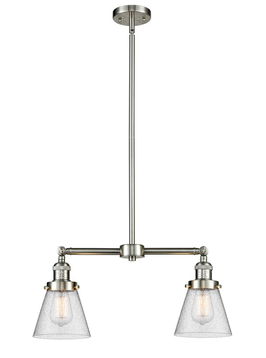 Innovations 209-SN-G64-LED LED Island Pendant, Brushed Satin Nickel