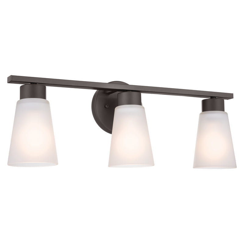 Kichler 55121OZ Three Light Bath, Olde Bronze