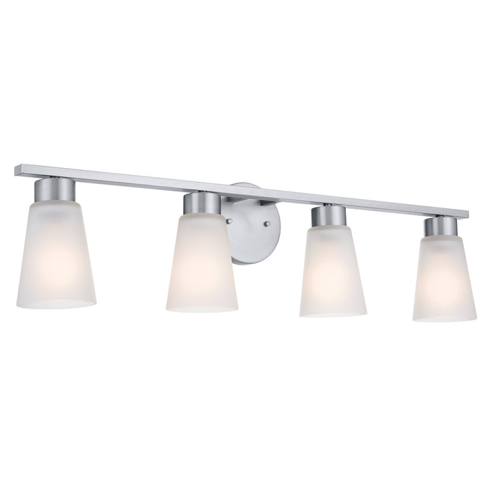 Kichler 55122NI Four Light Bath, Brushed Nickel