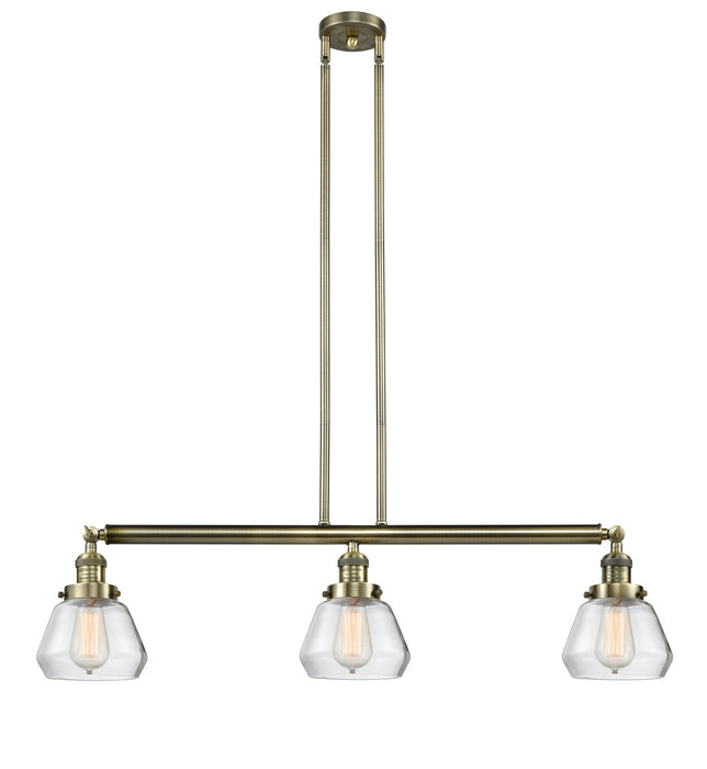 Innovations 213-AB-G172-LED LED Island Pendant, Antique Brass
