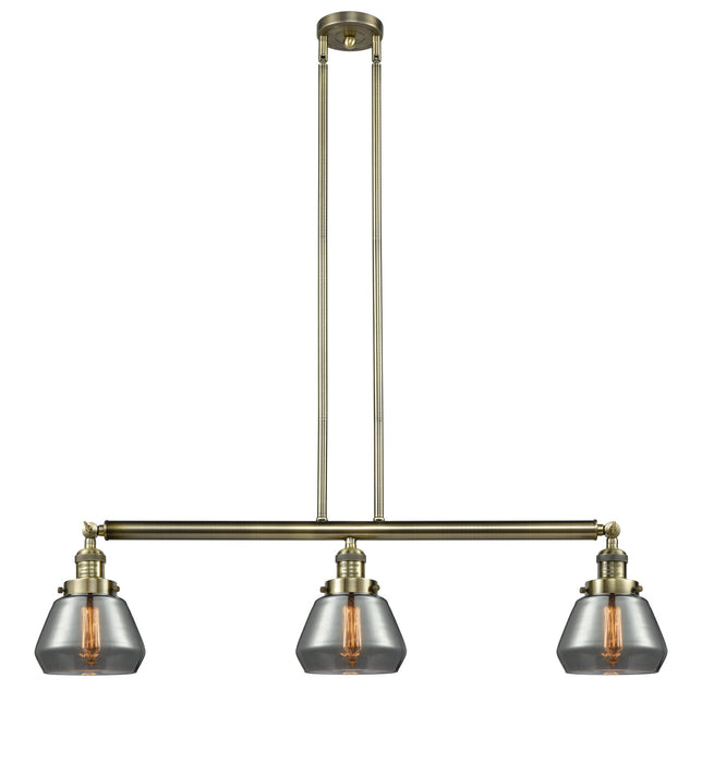 Innovations 213-AB-G173-LED LED Island Pendant, Antique Brass