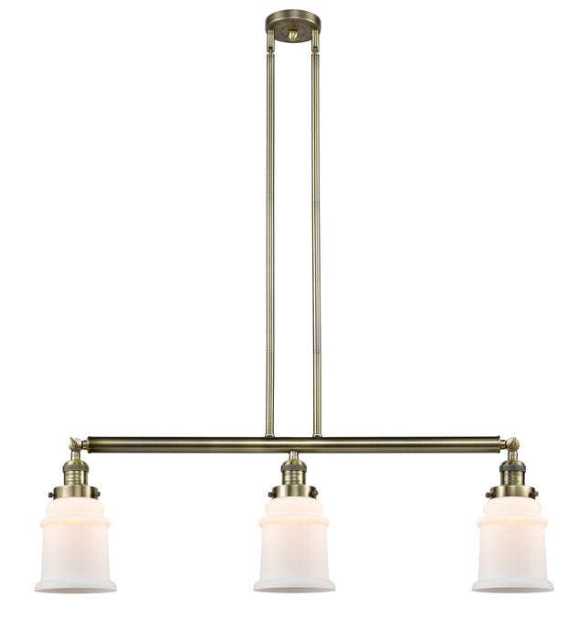 Innovations 213-AB-G181-LED LED Island Pendant, Antique Brass