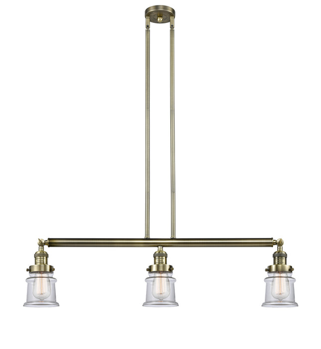 Innovations 213-AB-G182S-LED LED Island Pendant, Antique Brass