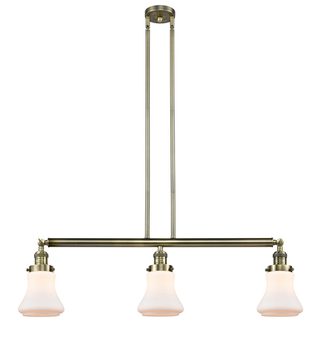 Innovations 213-AB-G191-LED LED Island Pendant, Antique Brass