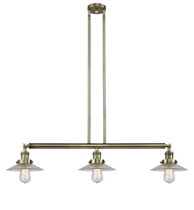 Innovations 213-AB-G2 Three Light Island Pendant, Antique Brass