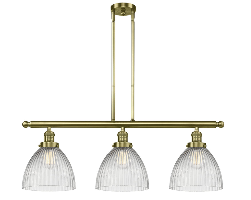 Innovations 213-AB-G222-LED LED Island Pendant, Antique Brass