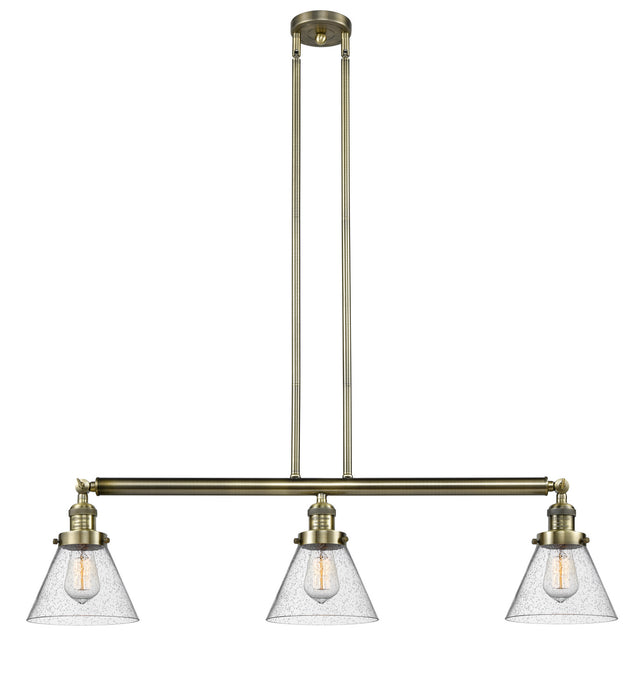Innovations 213-AB-G44-LED LED Island Pendant, Antique Brass