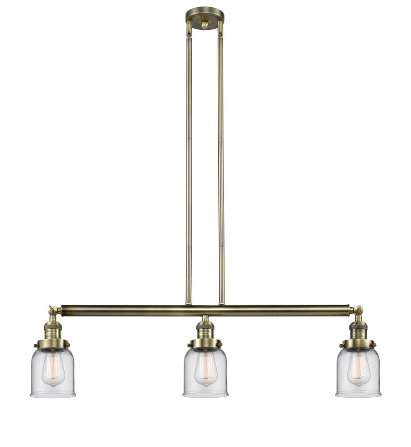 Innovations 213-AB-G52-LED LED Island Pendant, Antique Brass