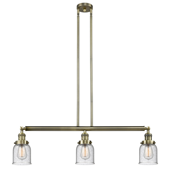 Innovations 213-AB-G54-LED LED Island Pendant, Antique Brass