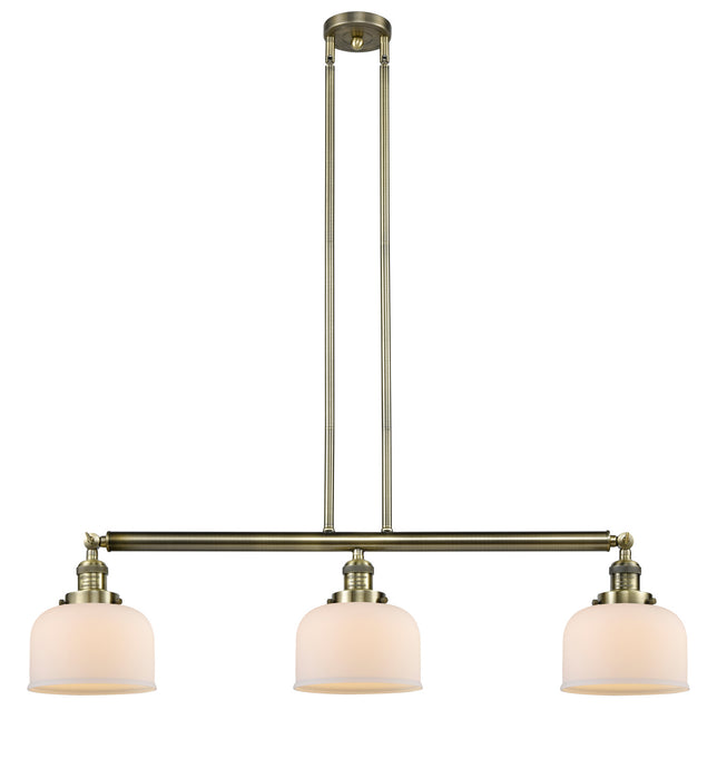 Innovations 213-AB-G71 Three Light Island Pendant, Antique Brass