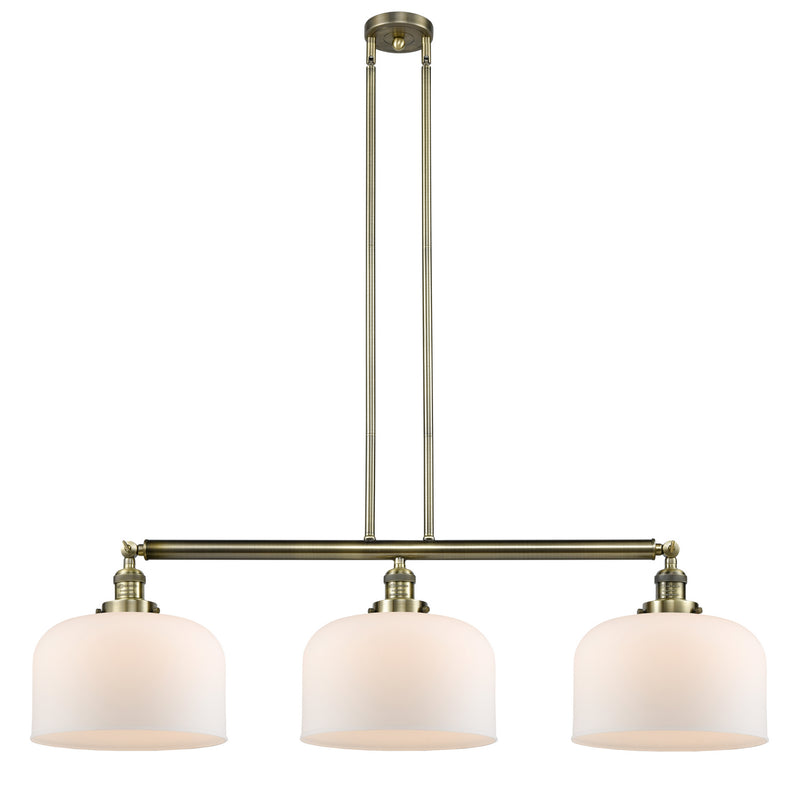 Innovations 213-AB-G71-L-LED LED Island Pendant, Antique Brass
