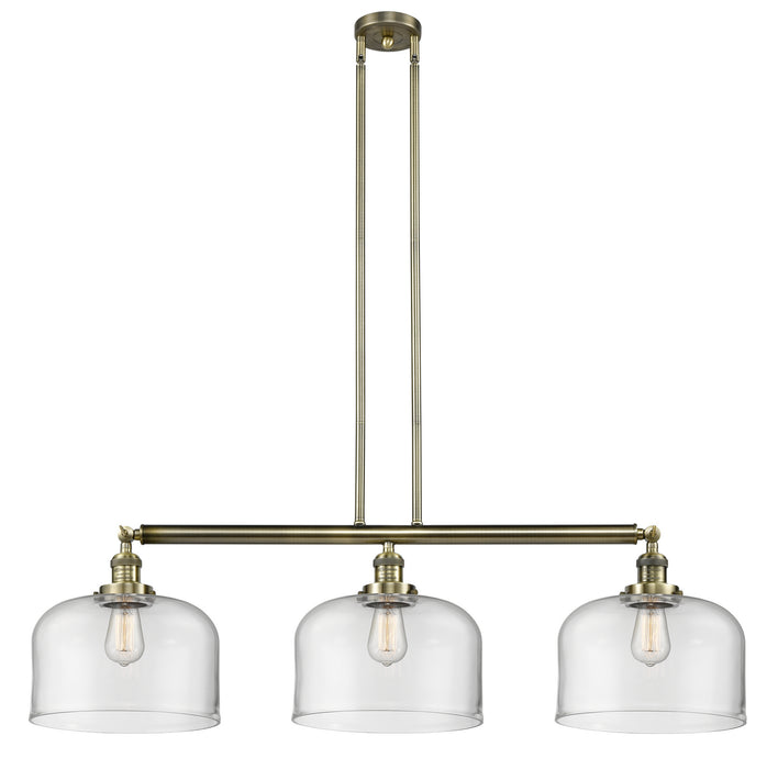 Innovations 213-AB-G72-L-LED LED Island Pendant, Antique Brass