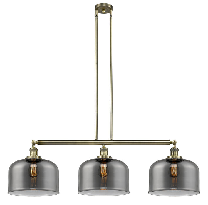 Innovations 213-AB-G73-L-LED LED Island Pendant, Antique Brass