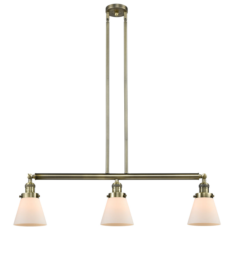 Innovations 213-AB-G61-LED LED Island Pendant, Antique Brass
