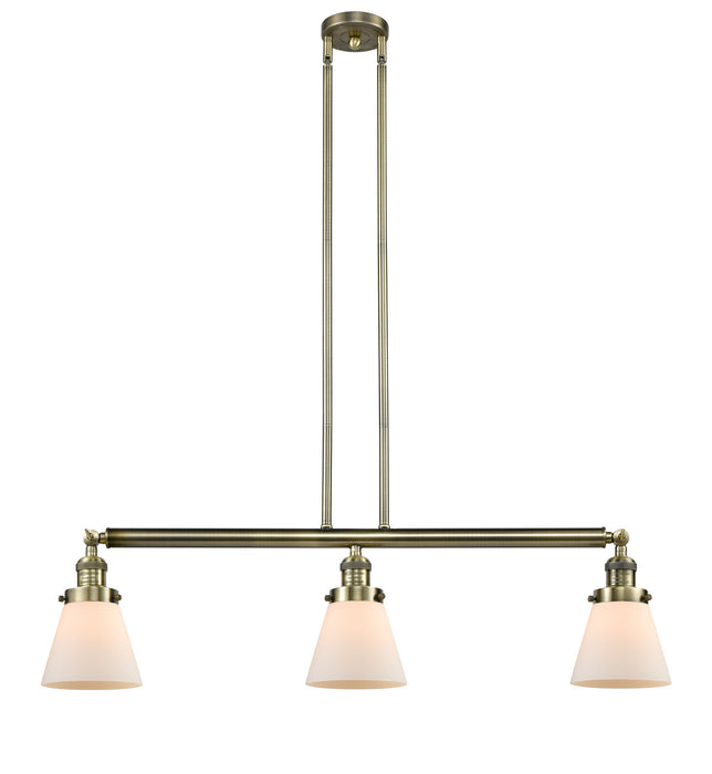 Innovations 213-AB-G61-LED LED Island Pendant, Antique Brass