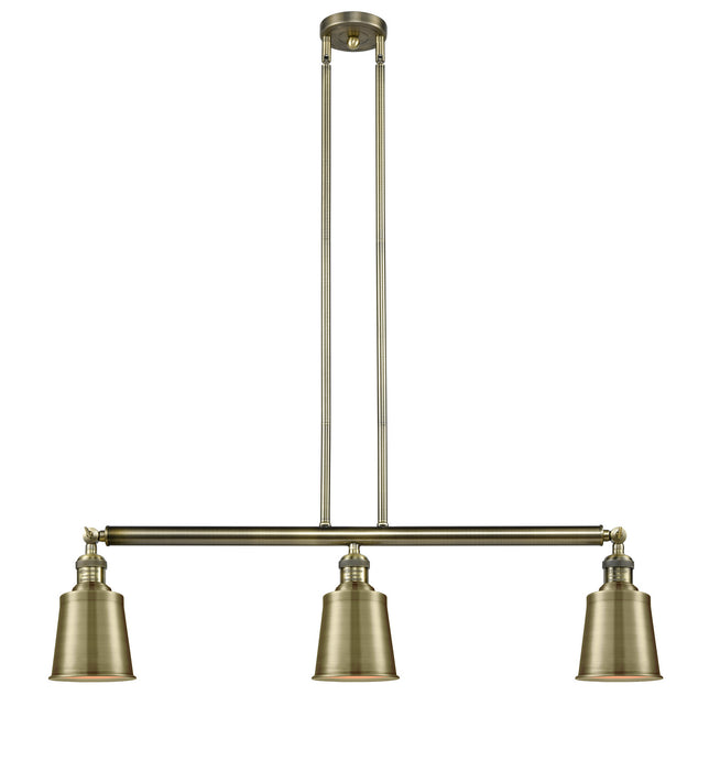 Innovations 213-AB-M9-AB-LED LED Island Pendant, Antique Brass