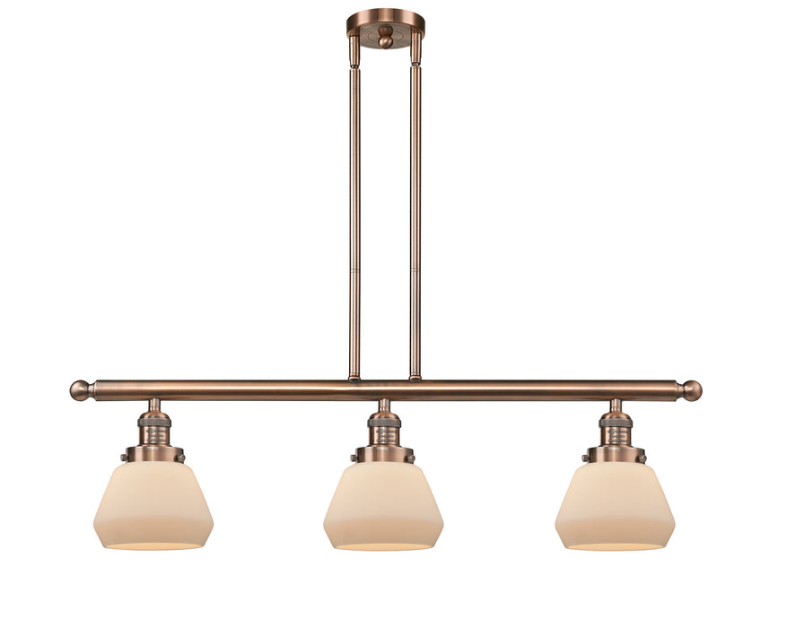 Innovations 213-AC-G171-LED LED Island Pendant, Antique Copper