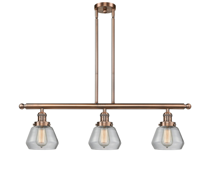 Innovations 213-AC-G172-LED LED Island Pendant, Antique Copper