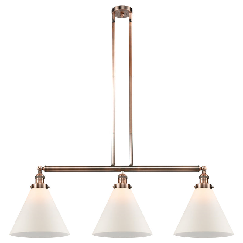 Innovations 213-AC-G41-L-LED LED Island Pendant, Antique Copper