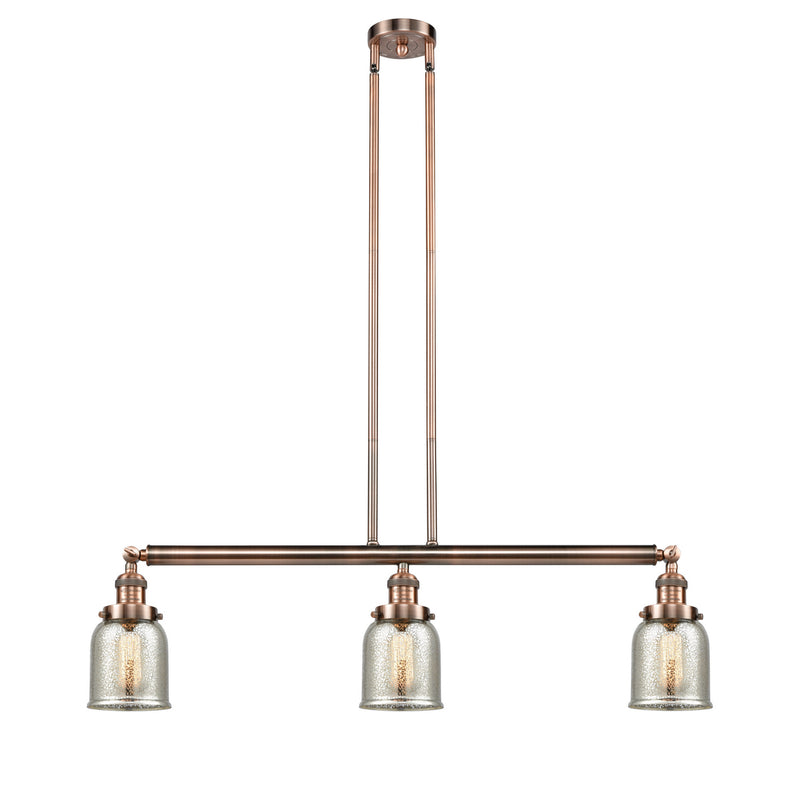 Innovations 213-AC-G58-LED LED Island Pendant, Antique Copper