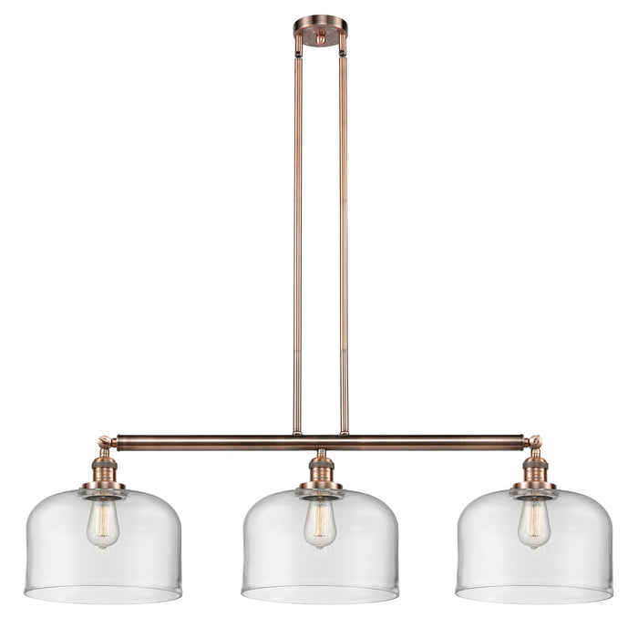 Innovations 213-AC-G72-L-LED LED Island Pendant, Antique Copper
