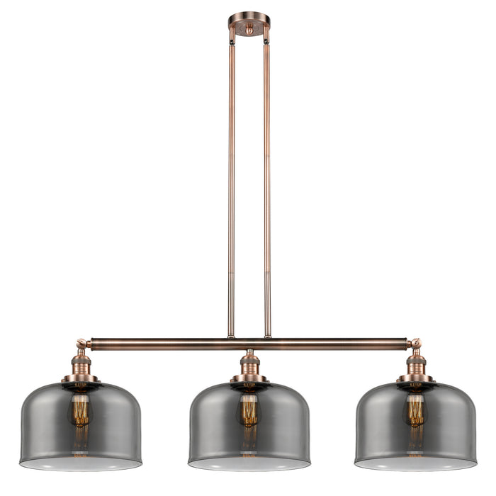 Innovations 213-AC-G73-L-LED LED Island Pendant, Antique Copper