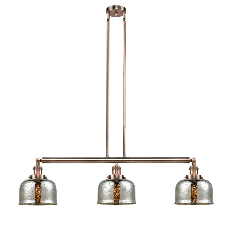Innovations 213-AC-G78-LED LED Island Pendant, Antique Copper