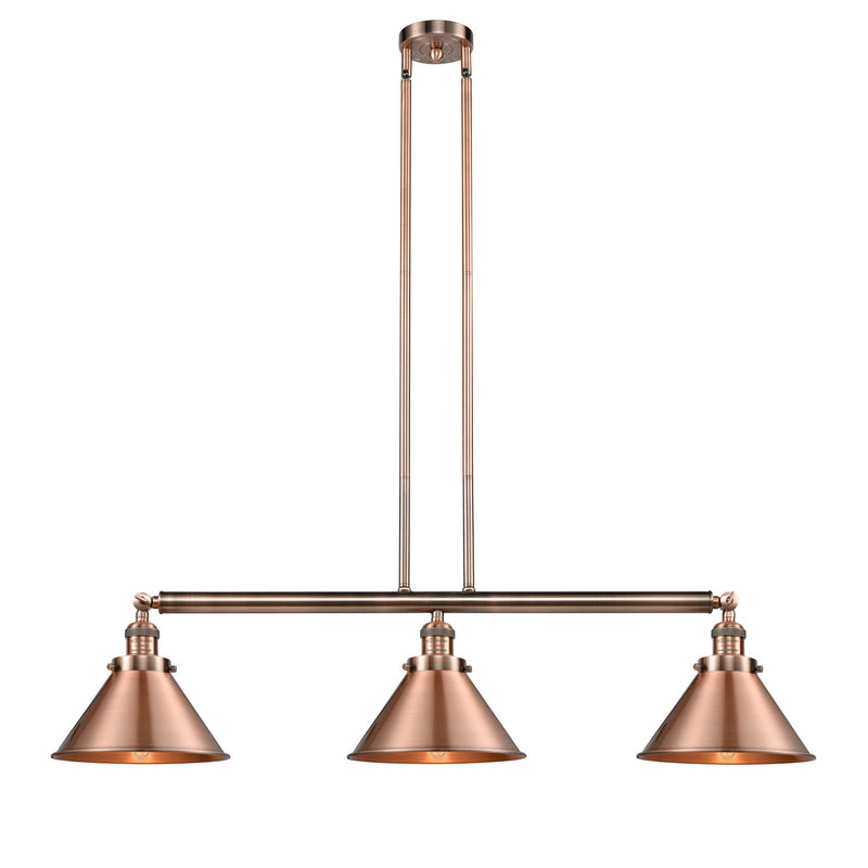 Innovations 213-AC-M10-AC-LED LED Island Pendant, Antique Copper