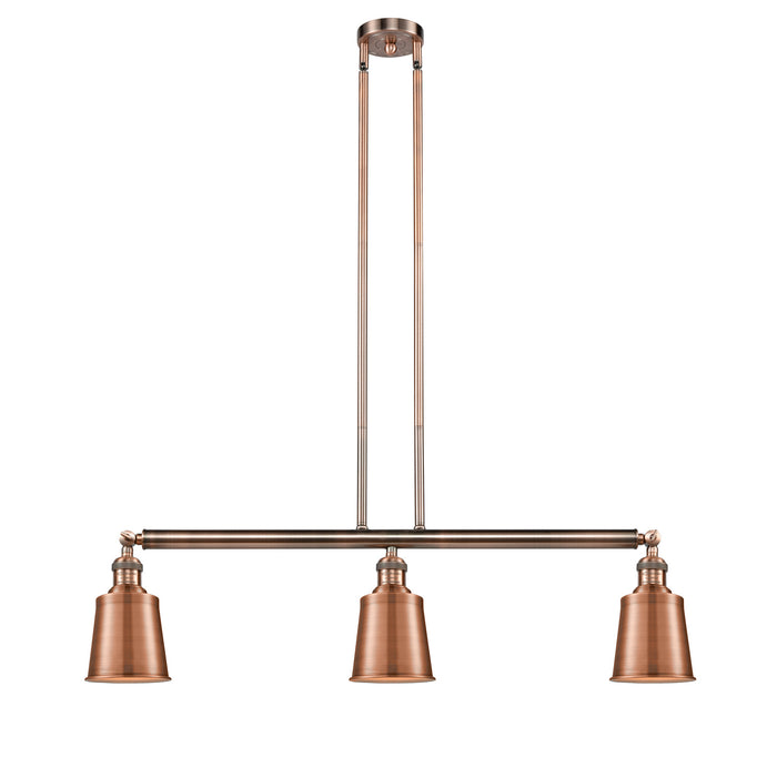 Innovations 213-AC-M9-AC-LED LED Island Pendant, Antique Copper