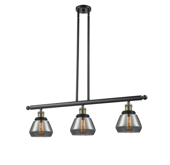 Innovations 213-BAB-G173 Three Light Island Pendant, Black Antique Brass