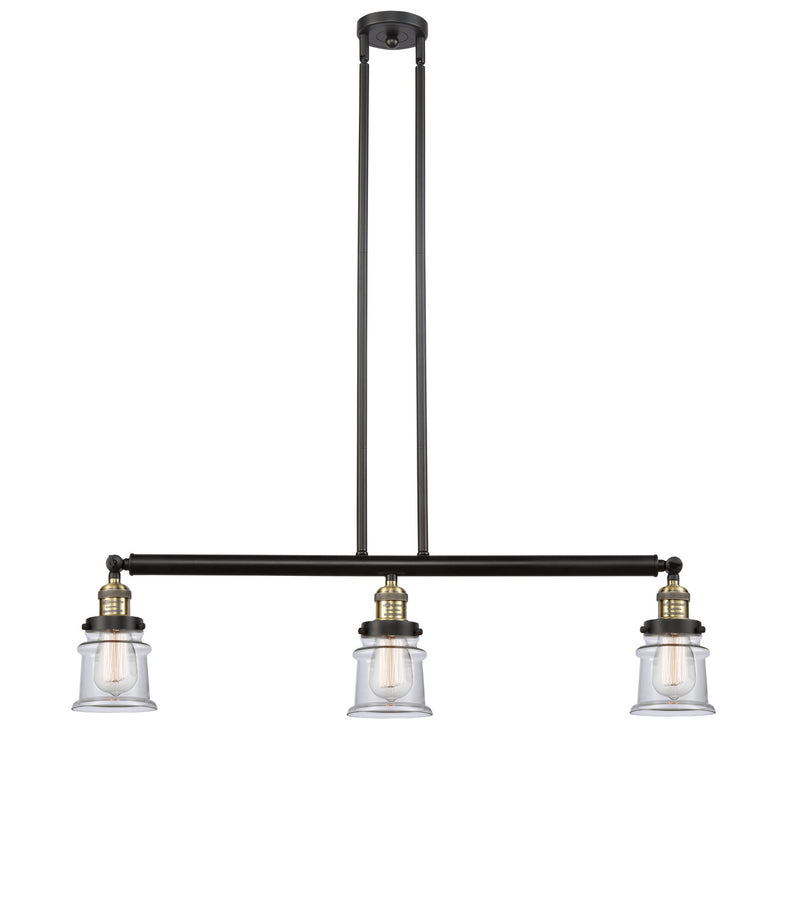Innovations 213-BAB-G182S-LED LED Island Pendant, Black Antique Brass