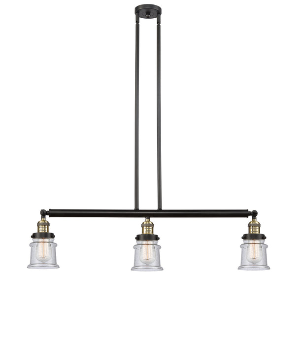 Innovations 213-BAB-G184S-LED LED Island Pendant, Black Antique Brass