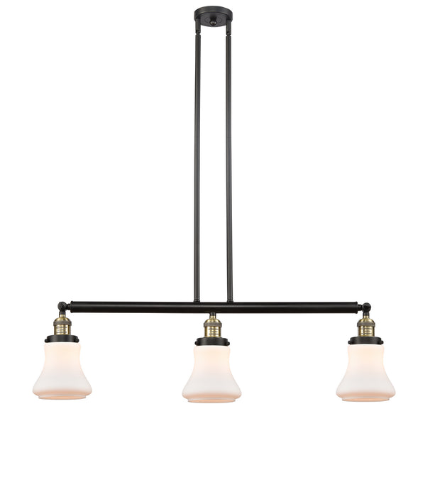 Innovations 213-BAB-G191 Three Light Island Pendant, Black Antique Brass