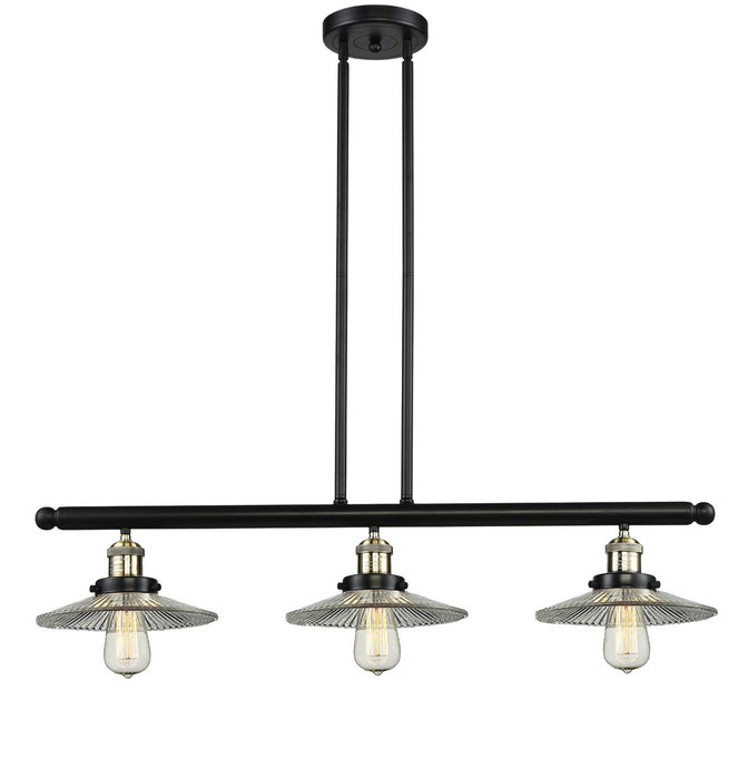 Innovations 213-BAB-G2 Three Light Island Pendant, Black Antique Brass